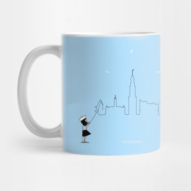 Hamburg Skyline by Kein Design